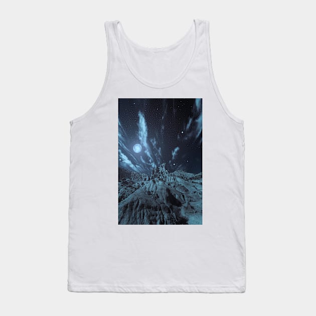 Blue Madness Tank Top by va103